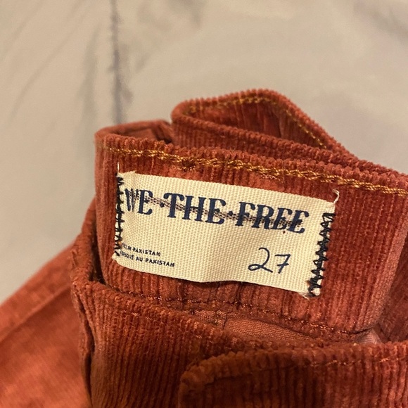 We The Free Terracotta Corduroy Pants - Picture 2 of 8